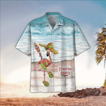 Flamingo Hawaii Shirt, Flamingo Hawaiian Shirt For summer, Flamingo Lovers HO2201