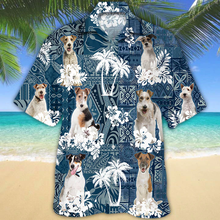Fox Terrier Hawaiian Shirt HO1543
