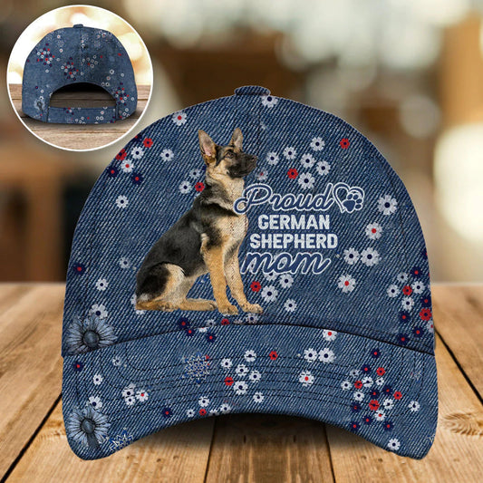 German Shepherd Proud Mom Classic Cap Hat, Summer Cap Hat For Dog Mom CO0615