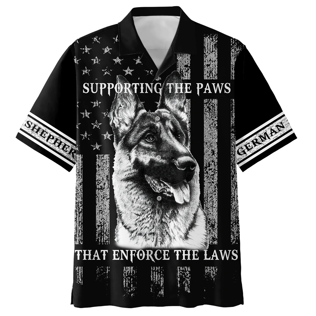 German shepherd american black hawaiian shirt, Summer Gift for Dog lovers HO1385