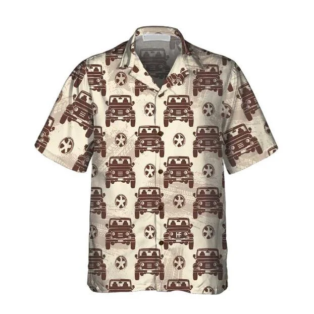 Gift For Cars Lovers Retro Jee Seamless Pattern Hawaiian Shirt HO0763
