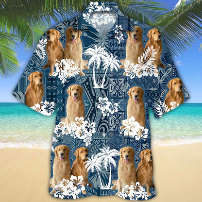 Golden Retriever 2 Hawaiian Shirt HO1551