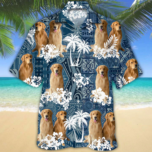 Golden Retriever 2 Hawaiian Shirt HO1551