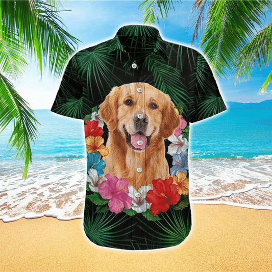 Retriever Dog Hawaiian Shirt, Dog Hawaiian Shirt Men HO2440