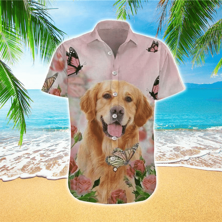 Retriever Dog Hawaiian Shirt, Dog Hawaiian Shirt Men HO2440