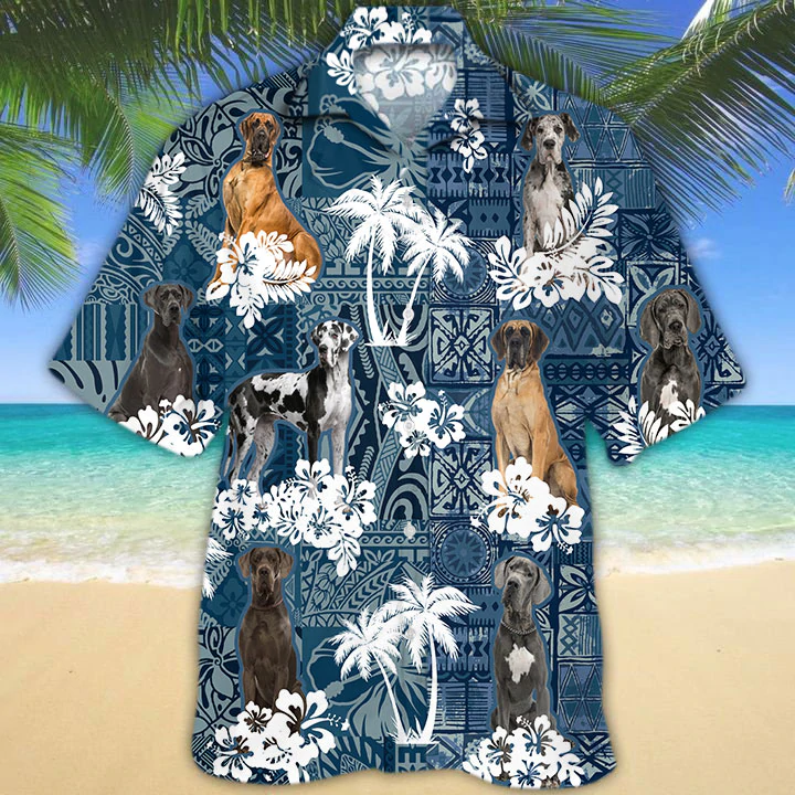 Great Dane Hawaiian Shirt HO1553