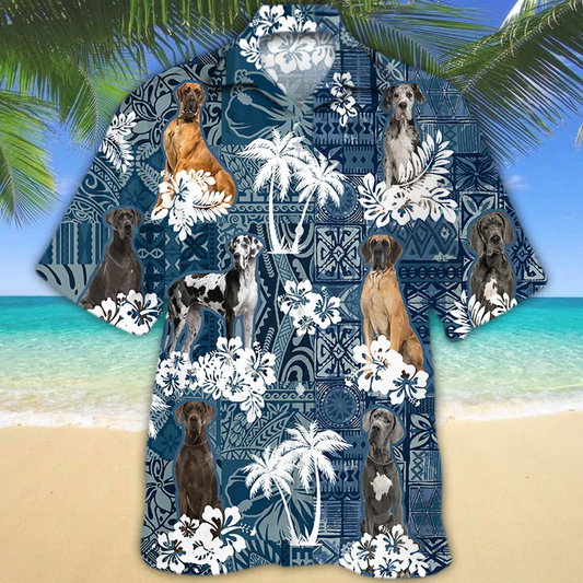 Great Dane Hawaiian Shirt HO1553