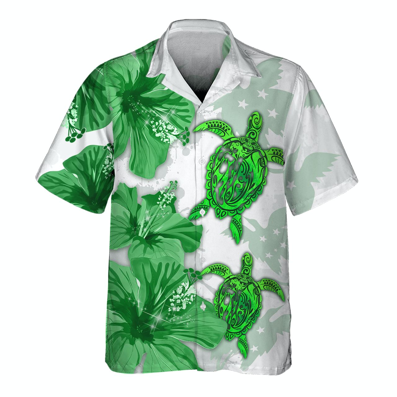 Red Bird Turtle 3D Hawaiian shirt Men's HO1474