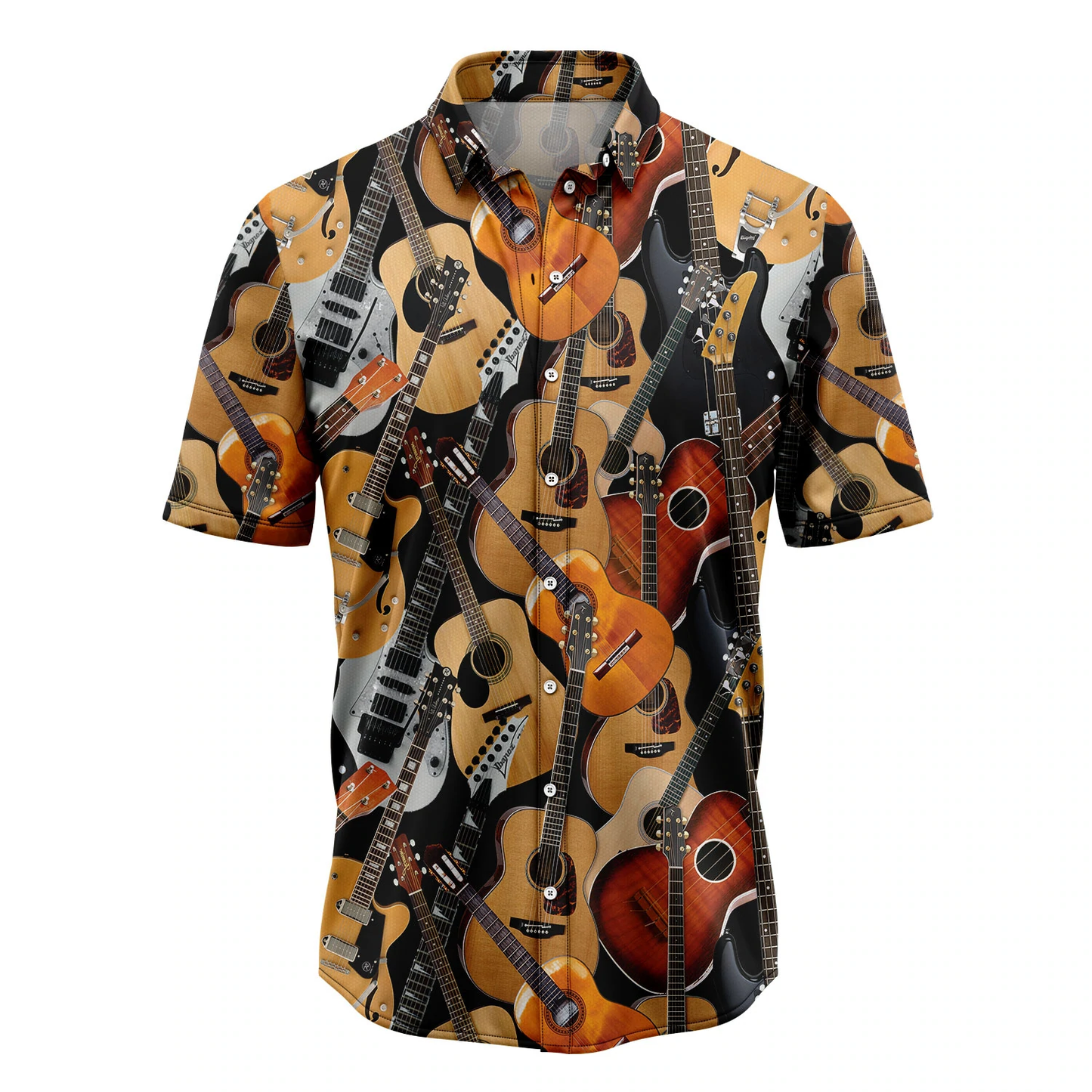 Guitar Awesome Hawaiian Shirt, Summer Hawaiian Shirts for Men, Aloha Beach Shirt HO1069