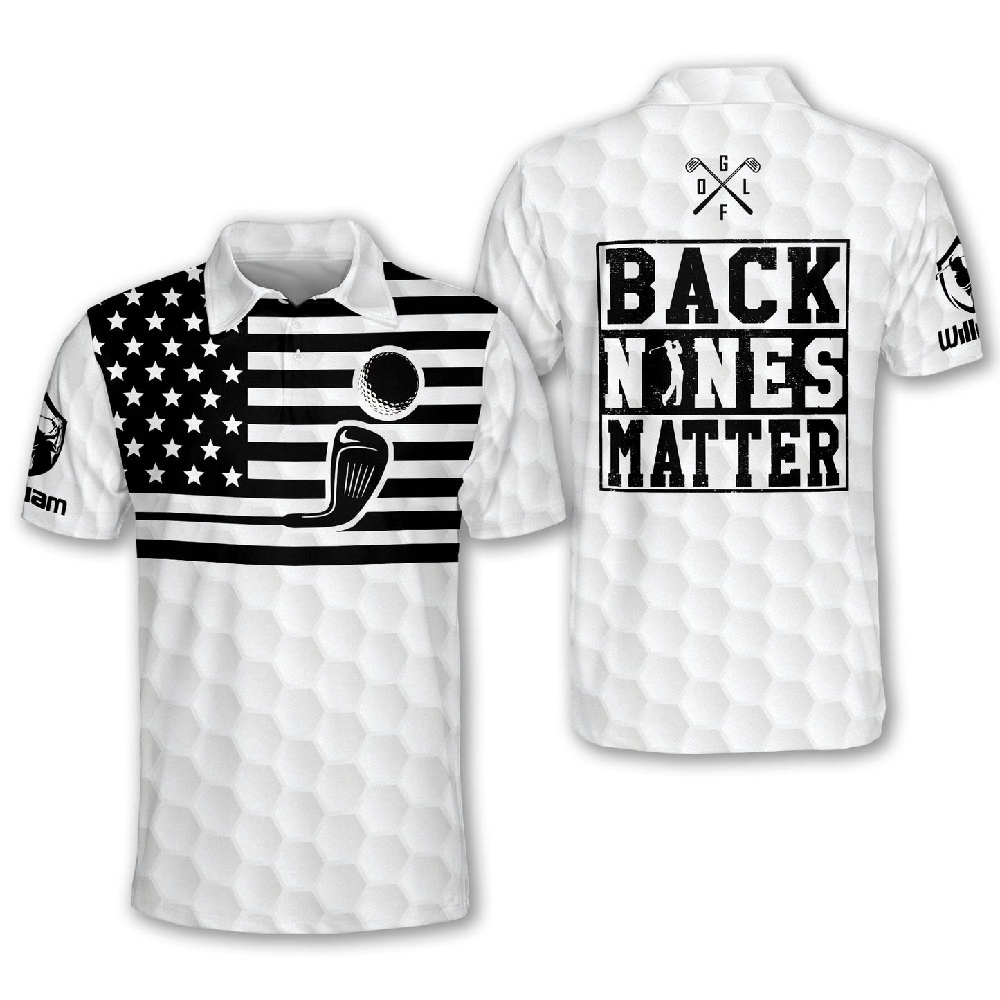 Back Nines Matter Golf Polo Shirt GM0097