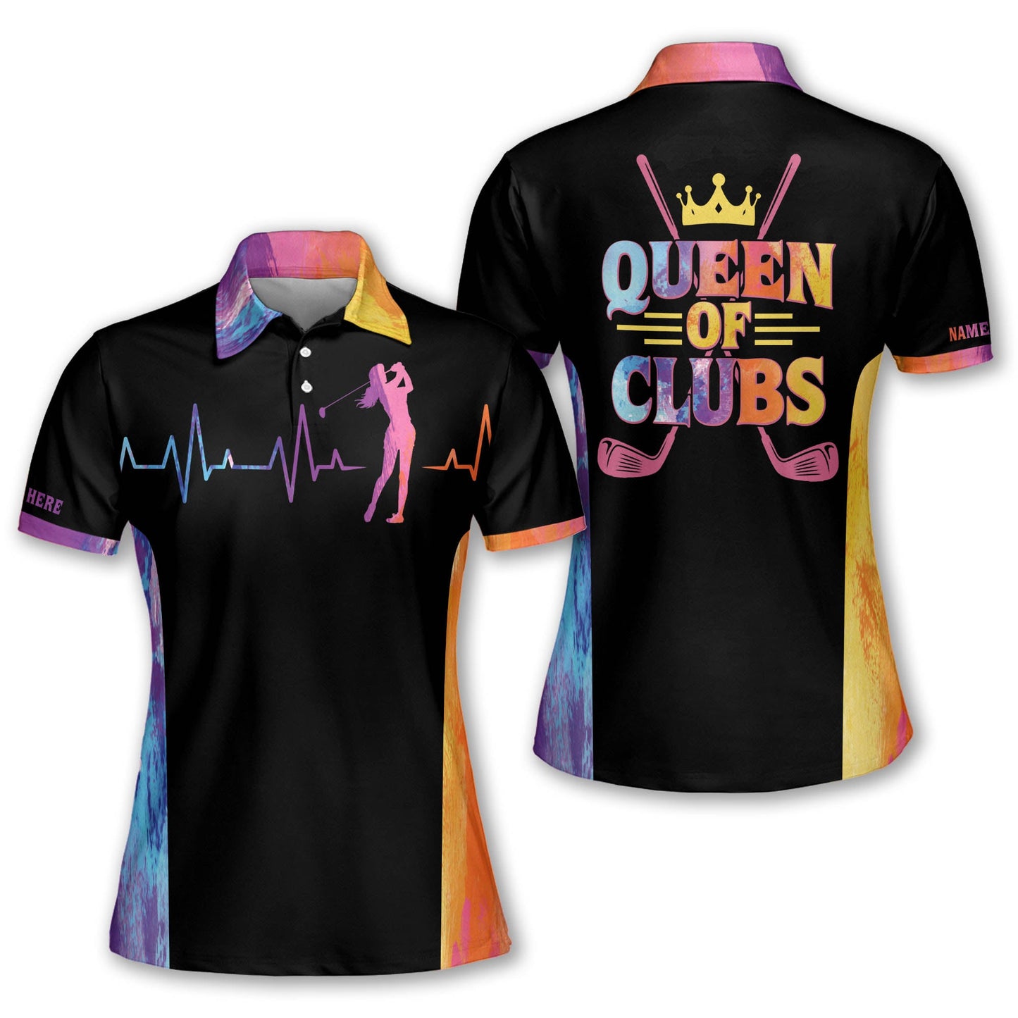 Queen Of Clubs Golf Polo Shirt GW0042