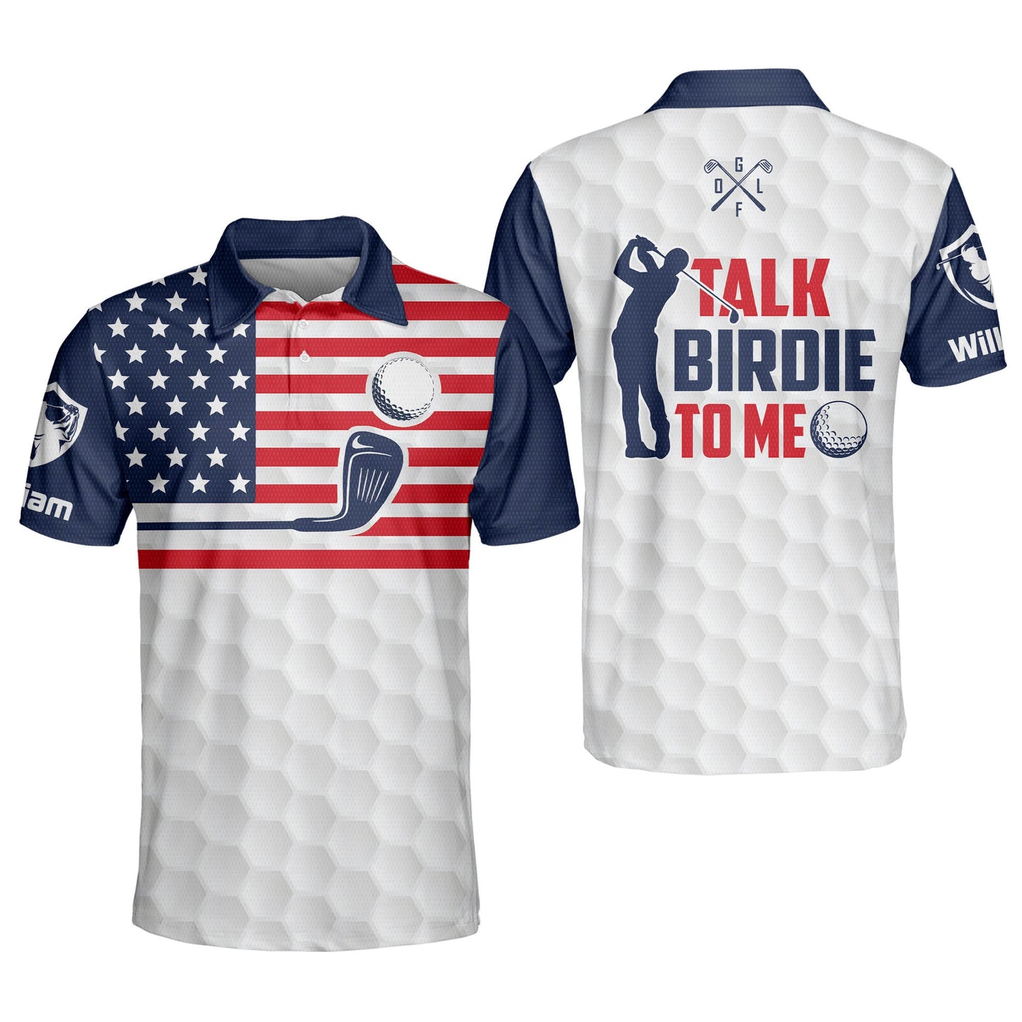 Talk Birdie To Me Golf Polo Shirt GM0220