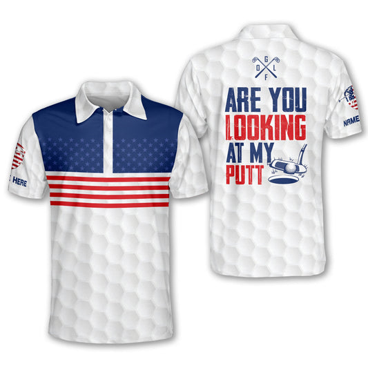 Are You Looking at My Putt Golf Polo Shirt GM0363