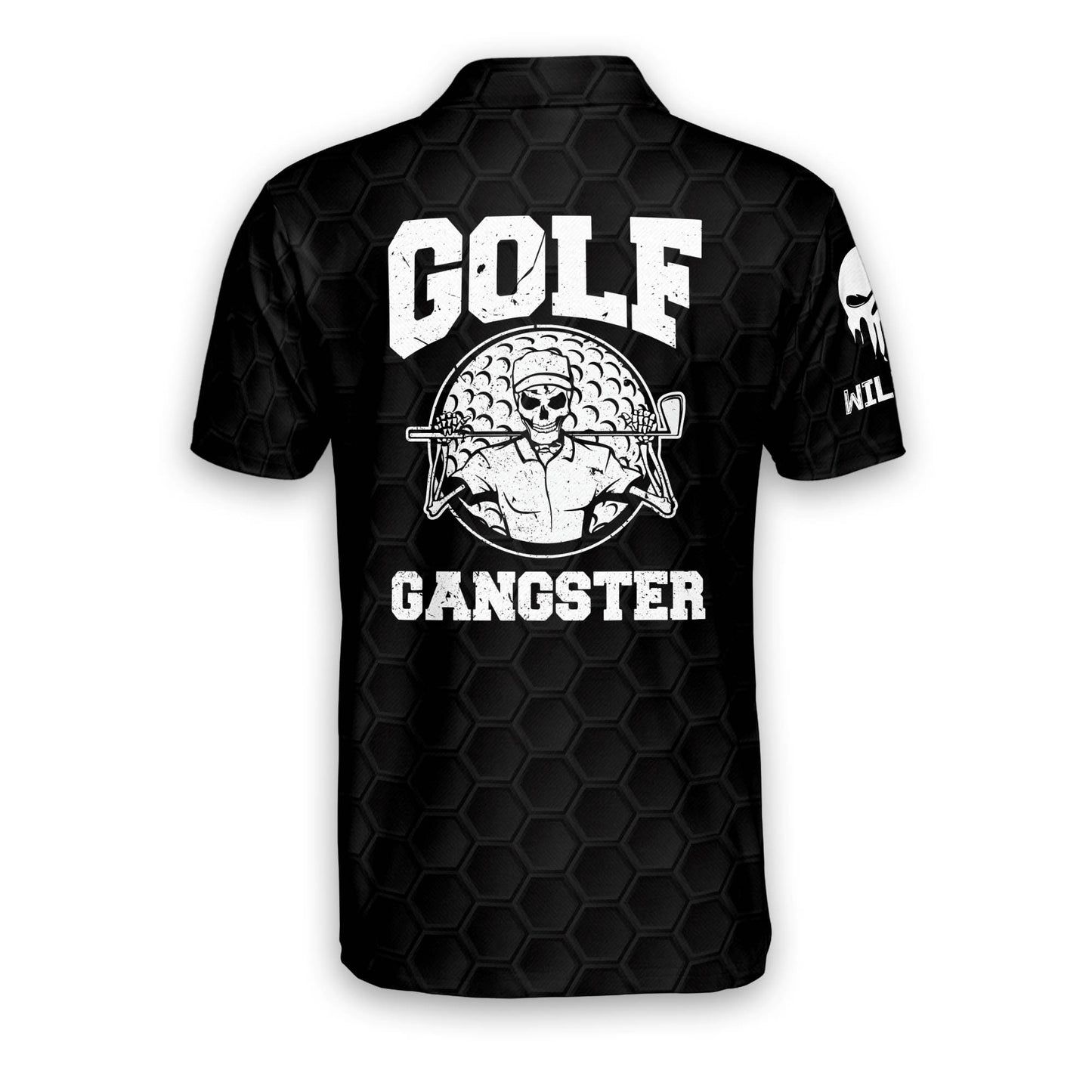 Skull Golf Gangster Golf Polo Shirt GM0169