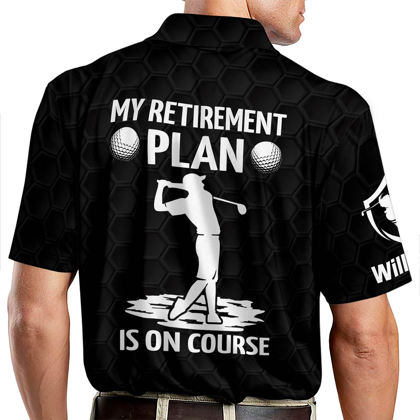 My Retirement Plan Is On Course Golf Polo Shirt GM0195