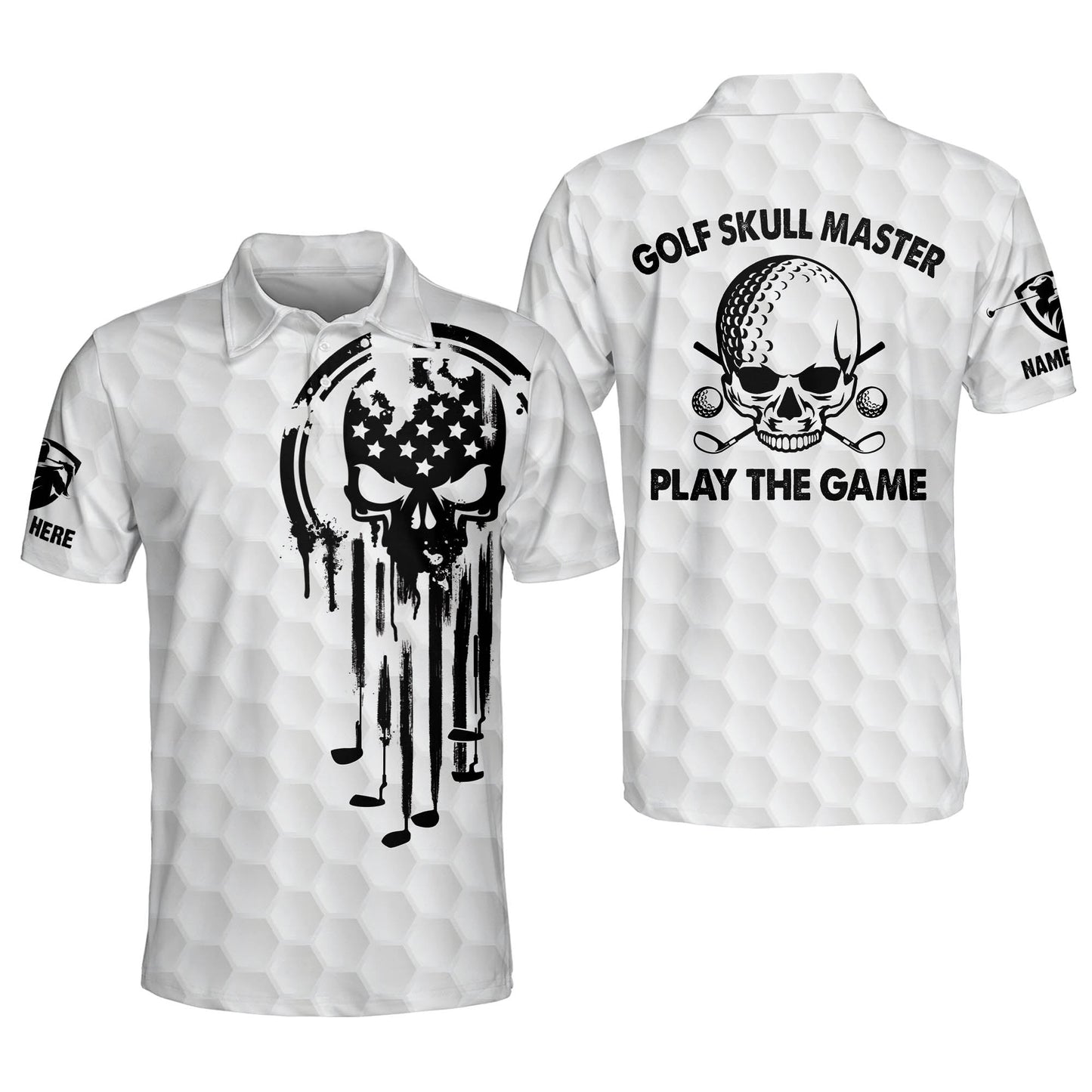 Golf Skull Master Play The Game Golf Polo Shirt GM0115