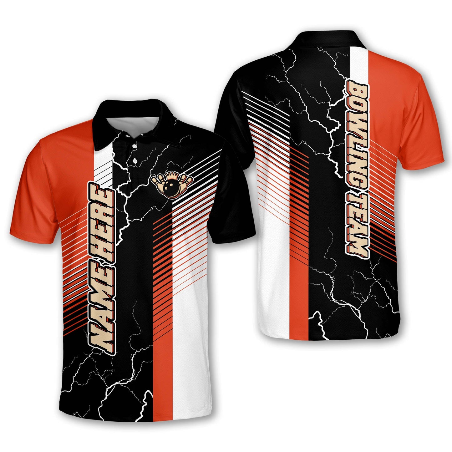 Custom Bowling Shirts For Men - Custom Bowling Shirts Retro - Mens Personalized Bowling Team Shirts - Short Sleeve Bowling Shirts For Men BM0145