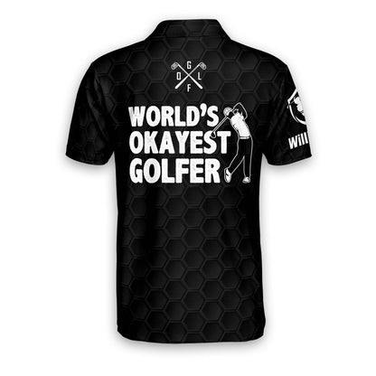 World's Okayest Golfer Polo Shirt GM0113