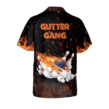 Bowling Gutter Gang Hawaiian Shirt HB0024
