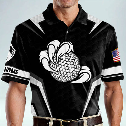 American Flag Golf Polo Shirt GM0389