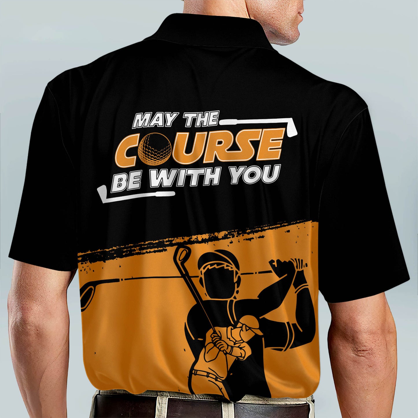 May The Course Be With You Golf Polo Shirt GM0321