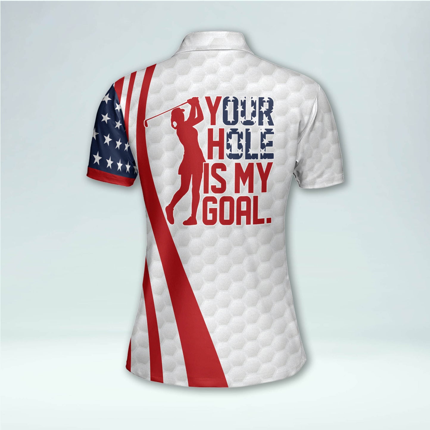 Your Hole is My Goal Golf Polo Shirt GW0029
