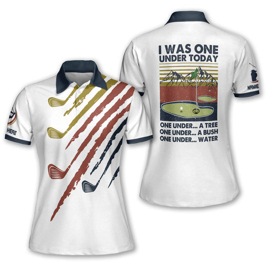 I Was One Under Today Golf Polo Shirt GW0033