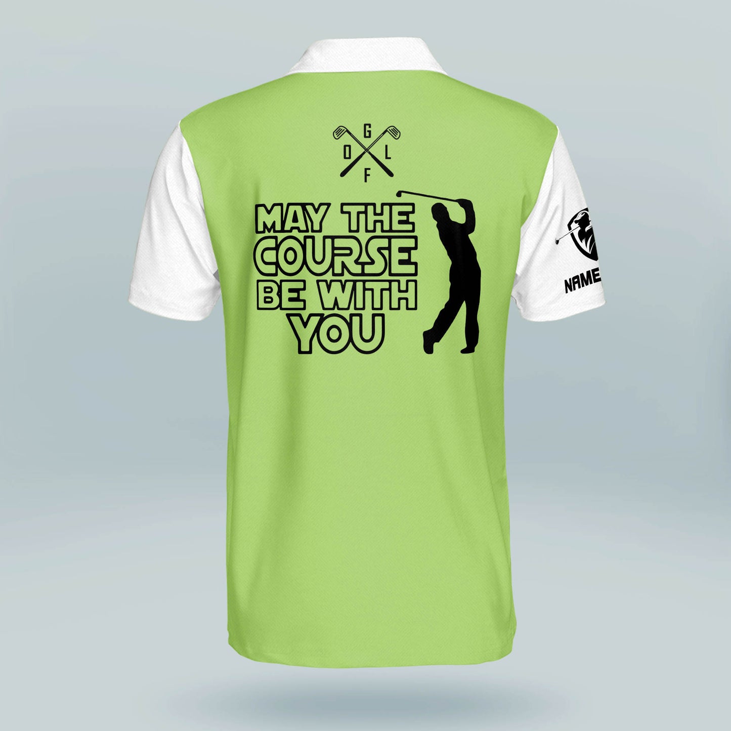 May The Course Be with You Golf Polo Shirt GM0313