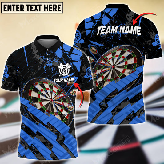 Lasfour Style Pattern Darts Multicolor Option Personalized Your Name 3D Shirt DMA0031