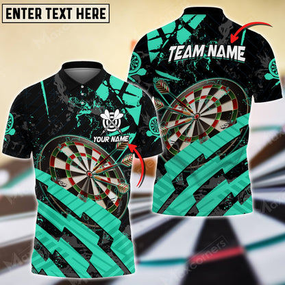 Lasfour Style Pattern Darts Multicolor Option Personalized Your Name 3D Shirt DMA0031