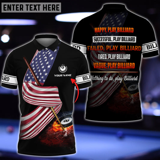 Lasfour Playing Billiard Everytimes Personalized Unisex Shirt BIA0223