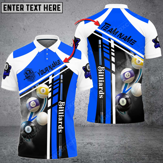 Lasfour Billiards Ball 8 Personalized Name 3D Shirt (Multi Color Options) BIA0603