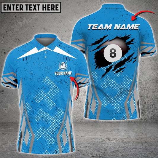 Lasfour Billiards Ball Personalized Name, Team Name Unisex Shirt ( Multicolor Options ) BIA0411