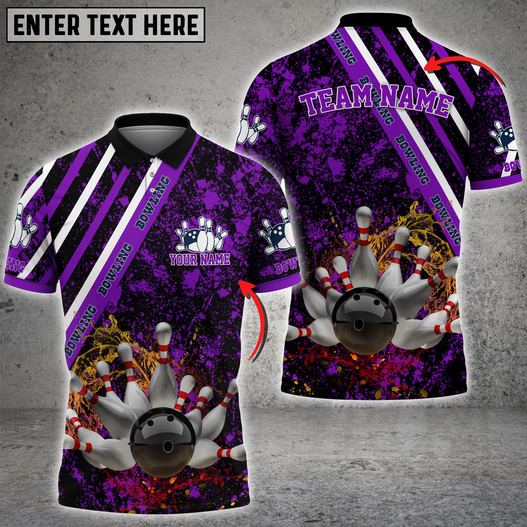 Custom Bowling Polo Shirts For Team BO0207