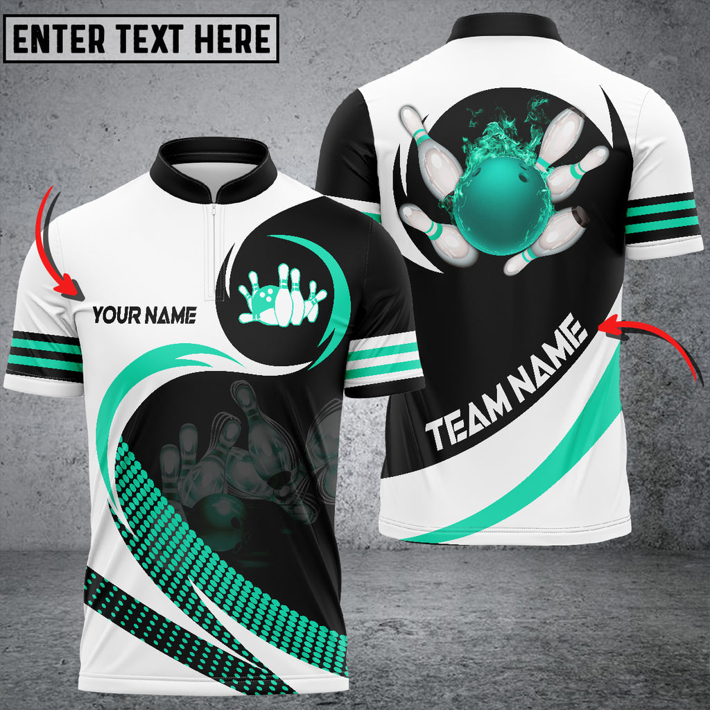 Custom Flame Ball Bowling Jersey Shirt For Men, Custom Bowling Team Shirts BO0236