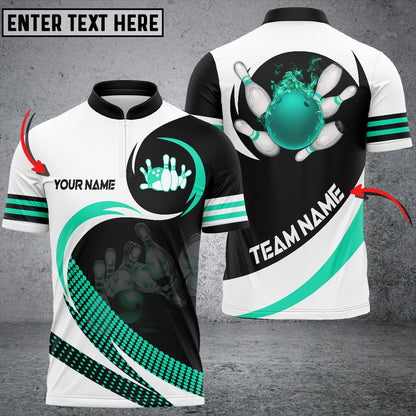Custom Flame Ball Bowling Jersey Shirt For Men, Custom Bowling Team Shirts BO0236