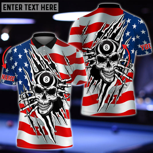 Lasfour Billiards Expert Accessories Personalized Name 3D Shirt BIA0205