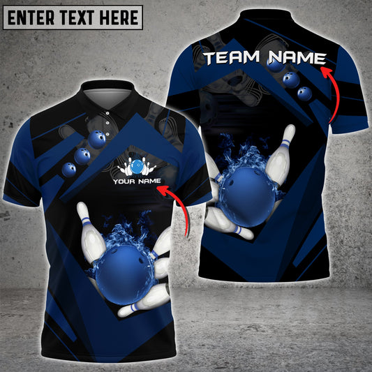 Custom Bowling Polo Shirts For Team BO0375