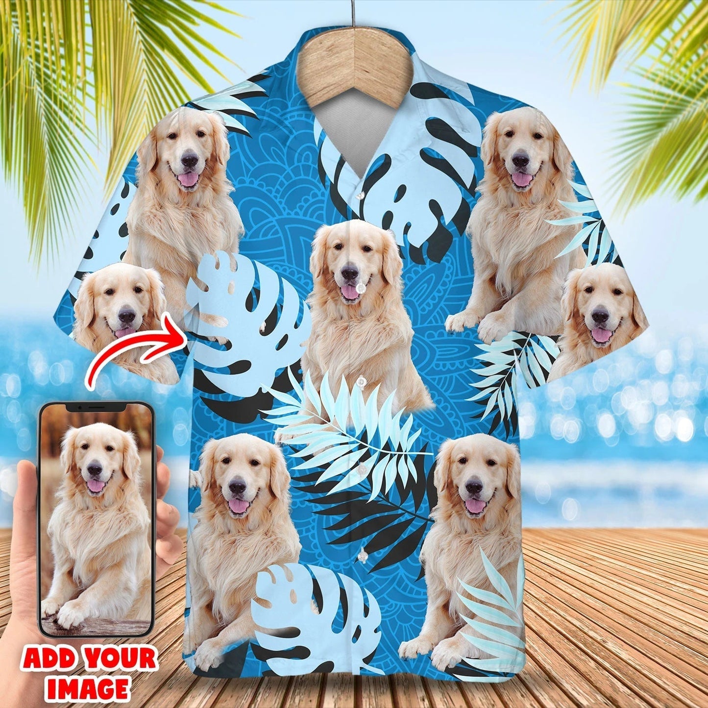 Custom Image Dog Hawaiian shirt, Summer Dog Hawaiian shirt For Men, Women HO0334