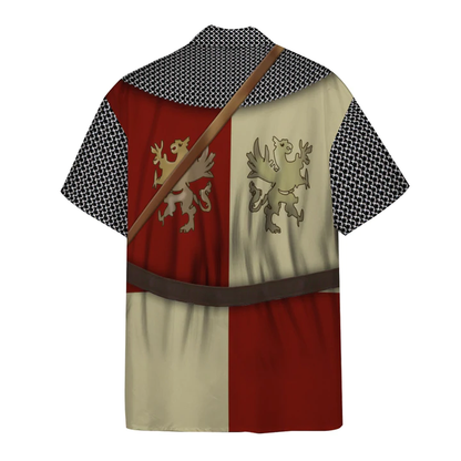 3D Polish Knight Custom Short Sleeve Shirt, Hawaiian shirt for men, women HO1149