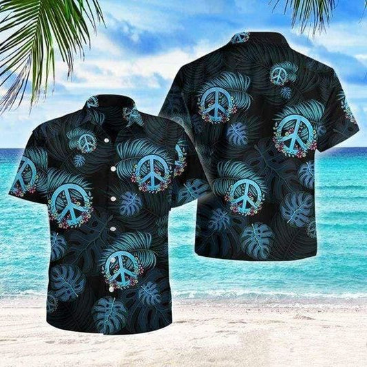 Hawaii Shirt – Hippie Summer Vibe Tropical Hawaiian Aloha Shirts HO3233