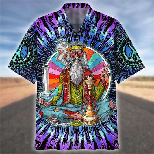 Hippie Hawaiian shirt for men and women, old hippie Hawaii shirt 3D all printed HO1464