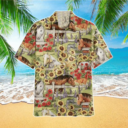 Horse Pattern Hawaiian Shirt for men, Women HO2195