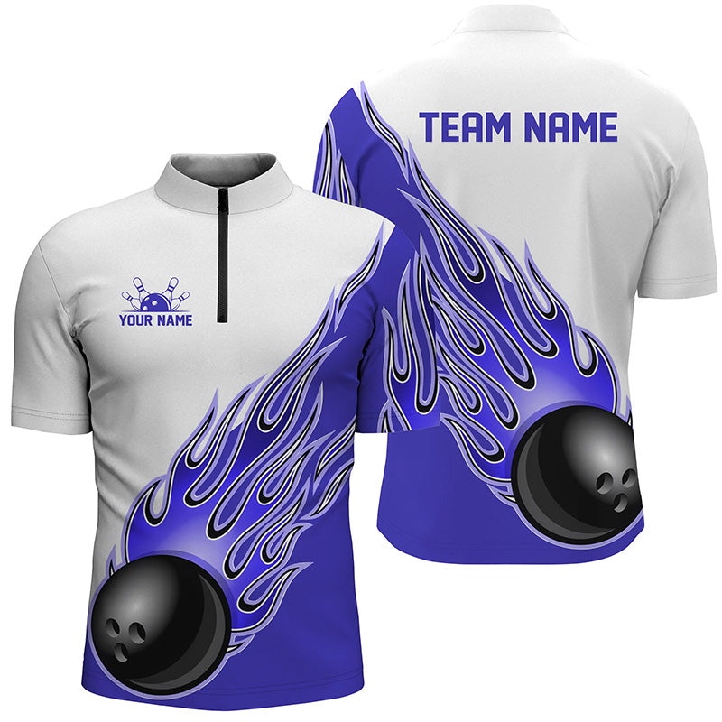 Custom Flame Bowling Jersey For Team BO0237
