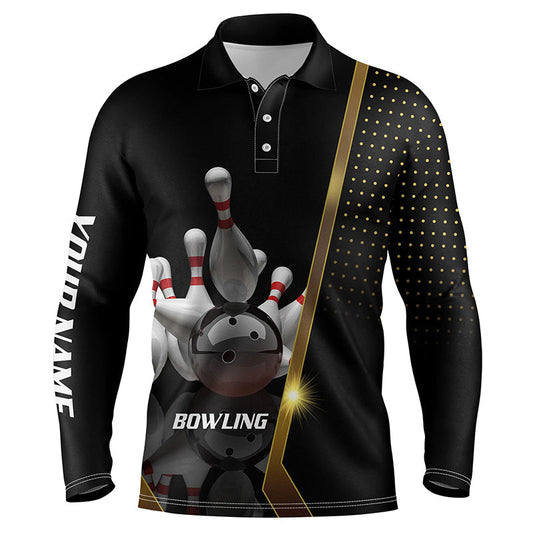Custom Bowling Polo Long Shirts Unisex BO0273