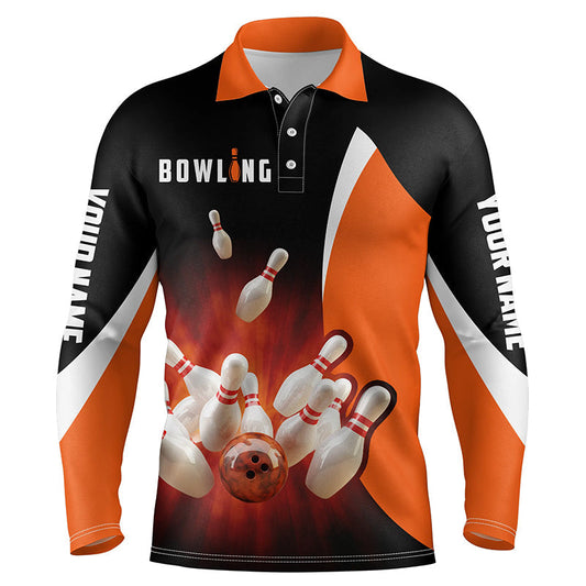 Custom Bowling Polo Long Shirts Unisex BO0269