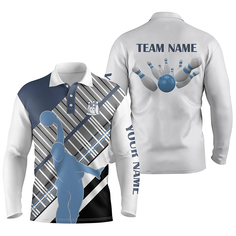 Custom Bowling Polo Long Shirts For Team BO0221
