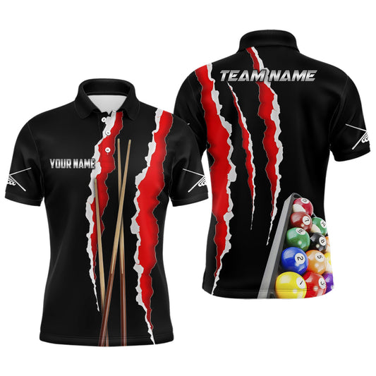 Lasfour Personalized Billiard Cue Sport 3D Polo Shirts BIA0537