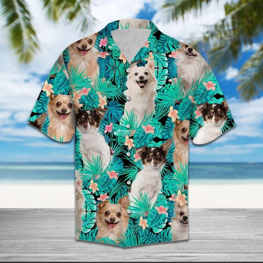 I Love Chihuahua Tropical Jungle Hawaiian Shirt HO1782