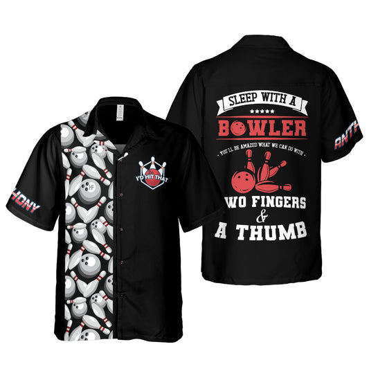 I'd Hit That Custom Hawaiian Shirt, Sleep With a Bowler 3D All Print Hawaiian Shirt, Idea Gift for Bowler HO0056